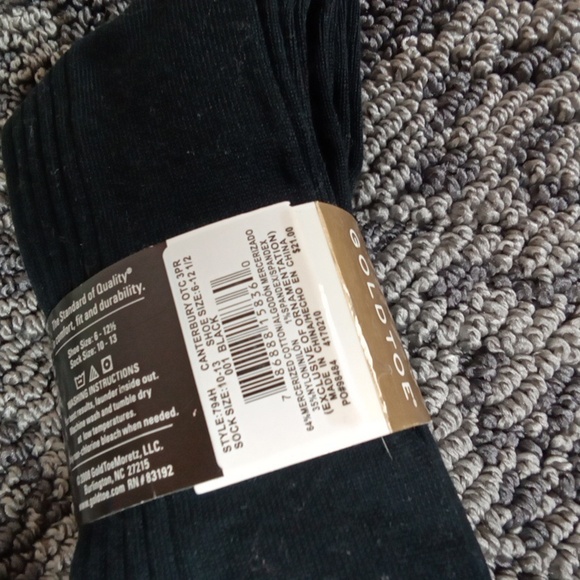 Gold Toe Men's Black Socks N Layer 8 Ankle Socks Mens Size Shoe 6-12 - Picture 5 of 5